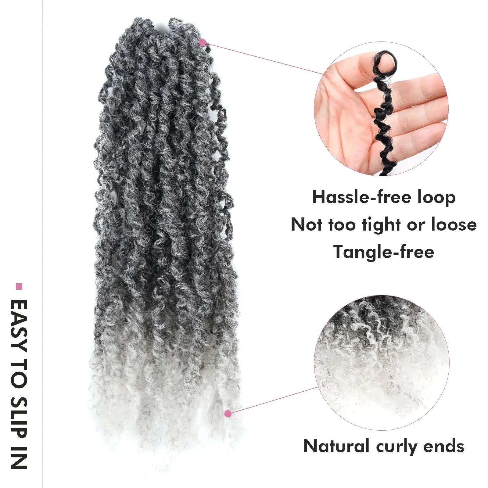 Toyotress Mini Yanky Twist Braiding Hair Short Passion Twist Crochet Braids Synthetic Hair Extensions